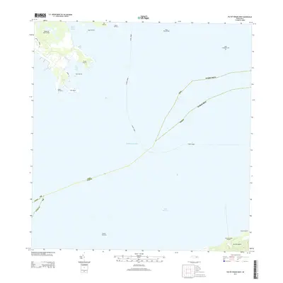 2013 Map of Isla De Vieques West, 2013 Print