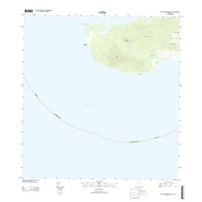 2013 Map of Isla De Vieques West OE S, 2013 Print
