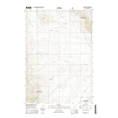 2017 Map of Island Butte, 2017 Print