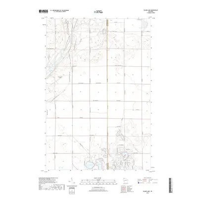 2018 Map of Island Lake, 2018 Print