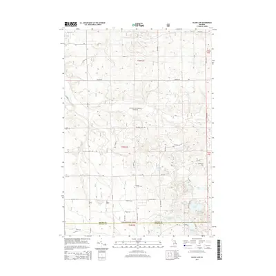 2014 Map of Island Lake, 2014 Print