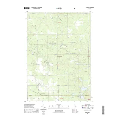 2019 Map of Island Lake, 2019 Print