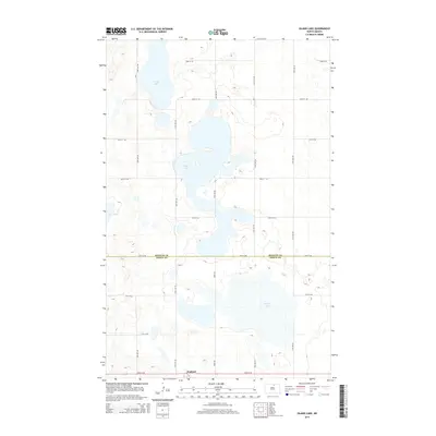 2014 Map of Island Lake, 2014 Print