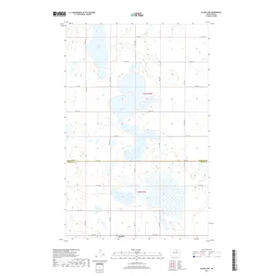 2017 Map of Island Lake, 2017 Print