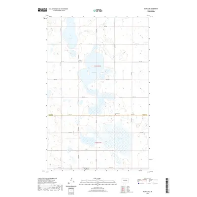 2020 Map of Island Lake, 2020 Print