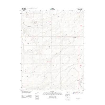 2013 Map of Island Mesa, 2013 Print