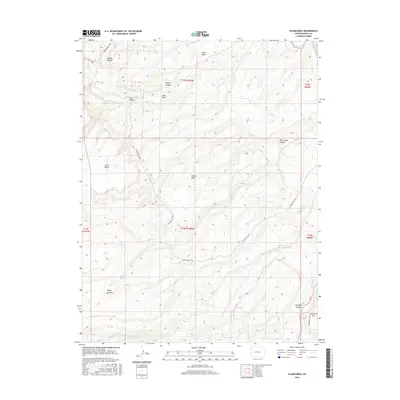 2016 Map of Island Mesa, 2016 Print
