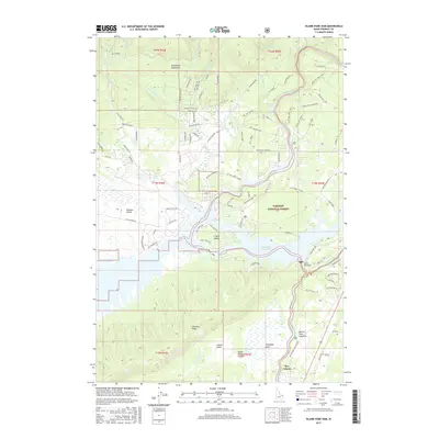 2017 Map of Island Park Dam, 2017 Print