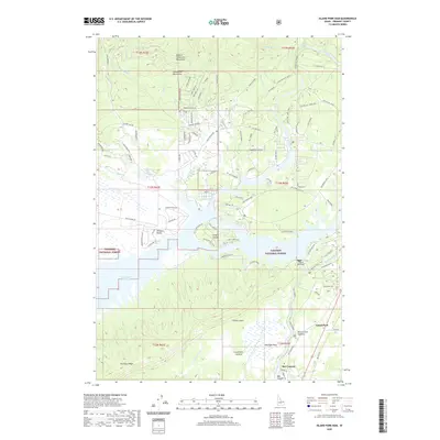 2020 Map of Island Park Dam, 2020 Print