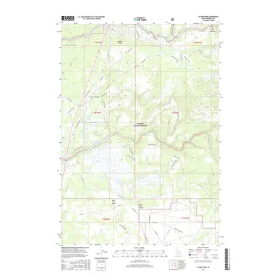 2017 Map of Island Park, 2017 Print