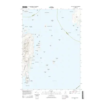 2014 Map of Isle Au Haut East, 2014 Print