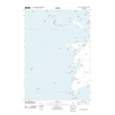 2011 Map of Isle Au Haut West, 2011 Print
