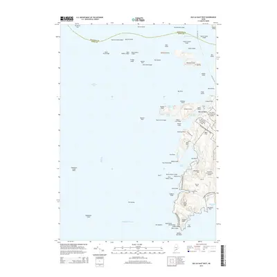 2014 Map of Isle Au Haut West, 2014 Print