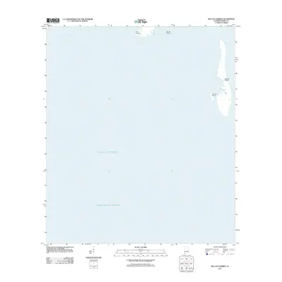 2011 Map of Isle aux Herbes, 2011 Print