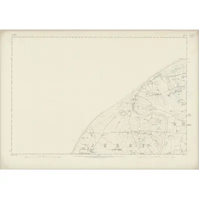 1869 Map of Isle of Man II, 1870 Print