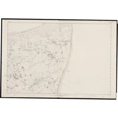 1869 Map of Isle of Man III, 1870 Print