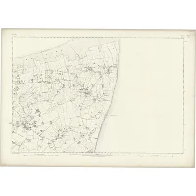 1869 Map of Isle of Man III, 1870 Print