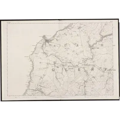 1868 Map of Isle of Man IX, 1870 Print