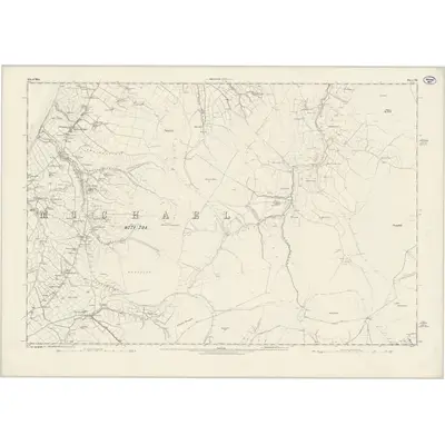 1869 Map of Isle of Man VII, 1870 Print