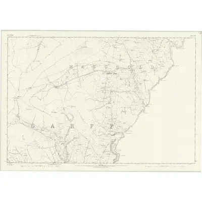 1867 Map of Isle of Man VIII, 1870 Print