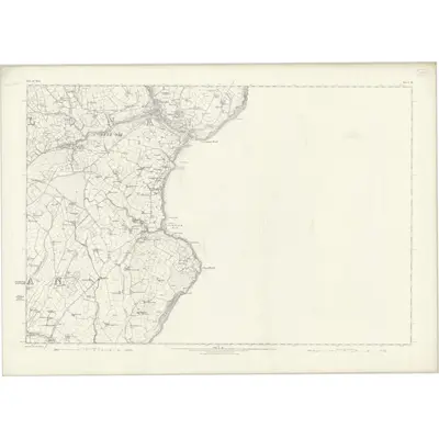 1867 Map of Isle of Man XI, 1870 Print