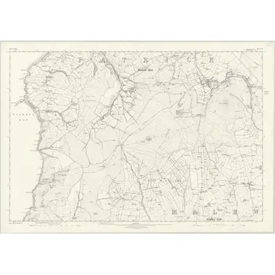 1868 Map of Isle of Man XII, 1870 Print