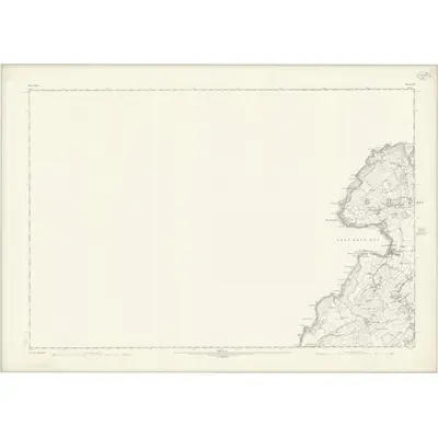 1868 Map of Isle of Man XV, 1870 Print