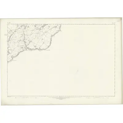 1868 Map of Isle of Man XVII, 1870 Print