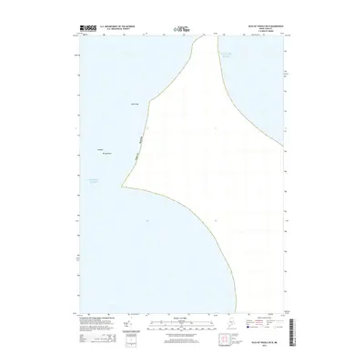 2014 Map of Isles of Shoals OE N, 2014 Print
