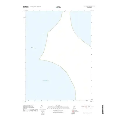 2018 Map of Isles of Shoals OE N, 2018 Print