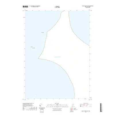 2021 Map of Isles of Shoals OE N, 2021 Print