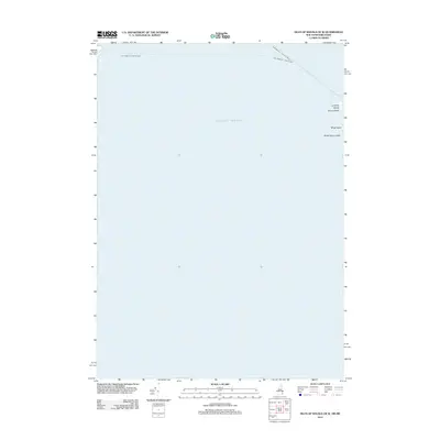 2012 Map of Isles of Shoals OE W, 2012 Print