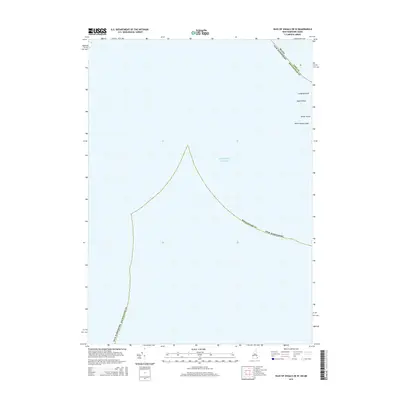 2015 Map of Isles of Shoals OE W, 2015 Print