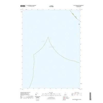 2021 Map of Isles of Shoals OE W, 2021 Print
