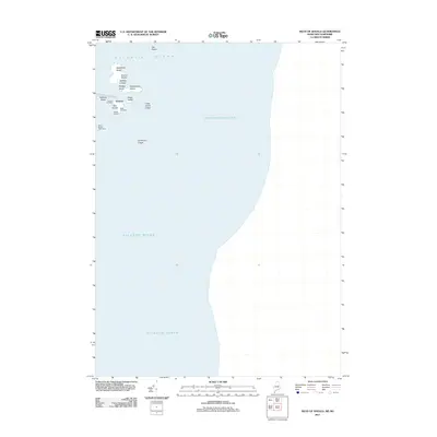 2011 Map of Isles of Shoals, 2011 Print