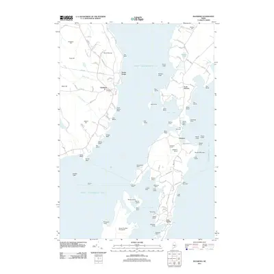 2011 Map of Islesboro, 2011 Print