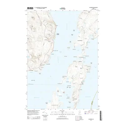 2014 Map of Islesboro, 2014 Print