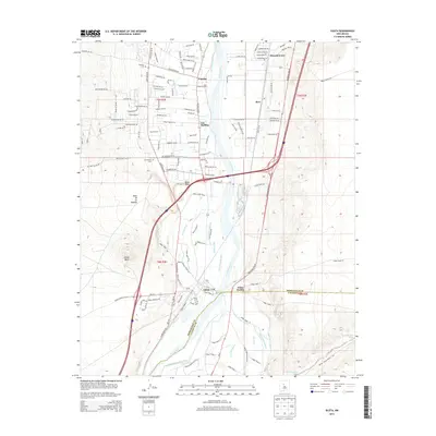 2013 Map of Isleta, 2013 Print