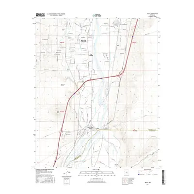 2017 Map of Isleta, 2017 Print