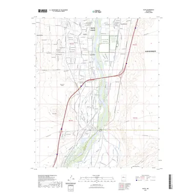 2023 Map of Isleta, 2023 Print