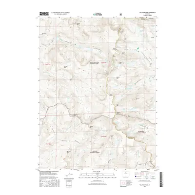 2016 Map of Isolation Peak, 2016 Print