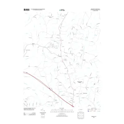 2013 Map of Isoline, 2013 Print
