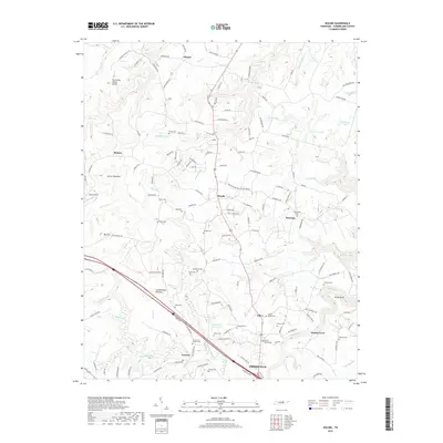 2019 Map of Isoline, 2019 Print
