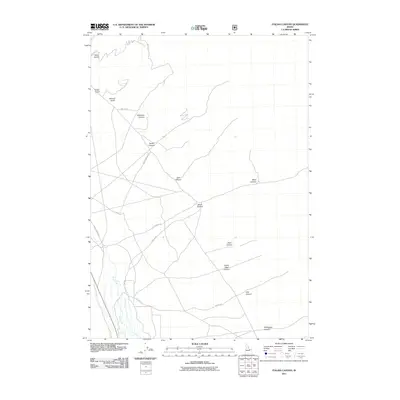 2011 Map of Italian Canyon, 2011 Print