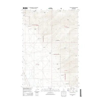 2013 Map of Italian Canyon, 2013 Print