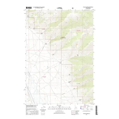 2017 Map of Italian Canyon, 2017 Print