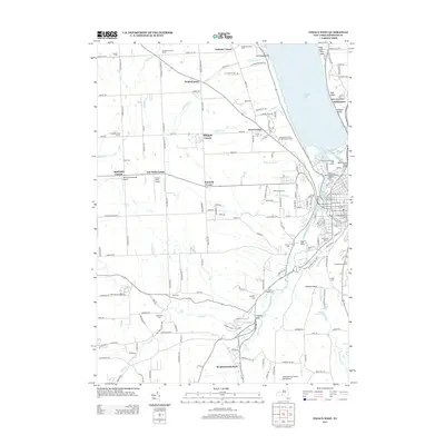 2013 Map of Ithaca West, 2013 Print