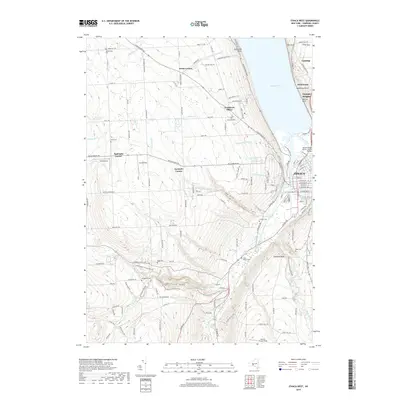 2019 Map of Ithaca West, 2019 Print