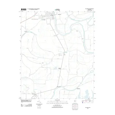 2012 Map of Itta Bena, 2012 Print