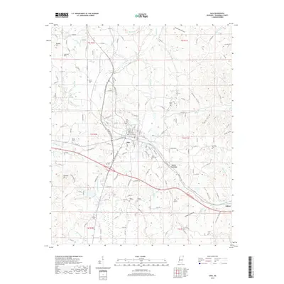 2018 Map of Iuka, 2018 Print